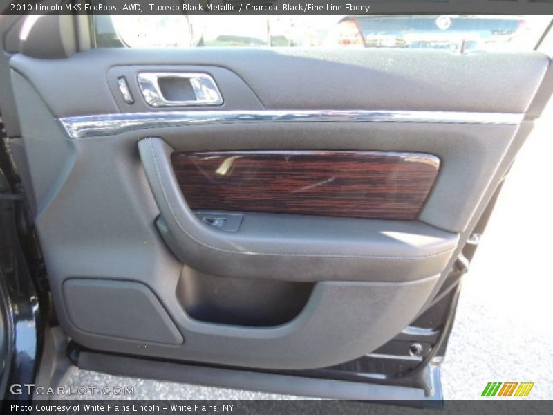 Tuxedo Black Metallic / Charcoal Black/Fine Line Ebony 2010 Lincoln MKS EcoBoost AWD