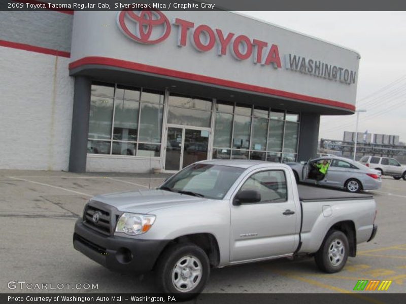 Silver Streak Mica / Graphite Gray 2009 Toyota Tacoma Regular Cab