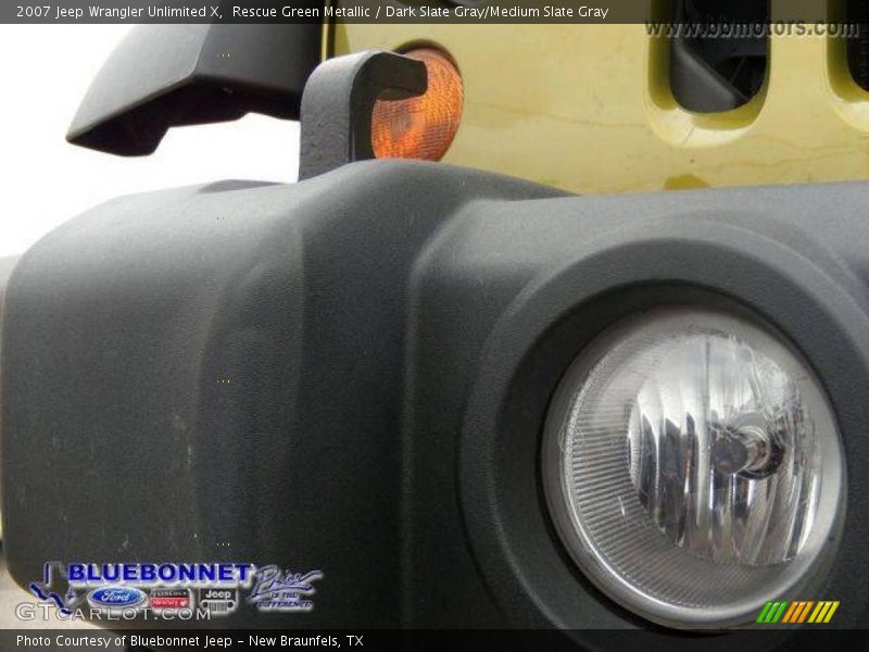 Rescue Green Metallic / Dark Slate Gray/Medium Slate Gray 2007 Jeep Wrangler Unlimited X