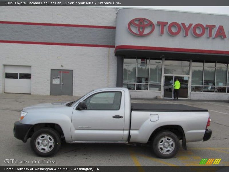 Silver Streak Mica / Graphite Gray 2009 Toyota Tacoma Regular Cab