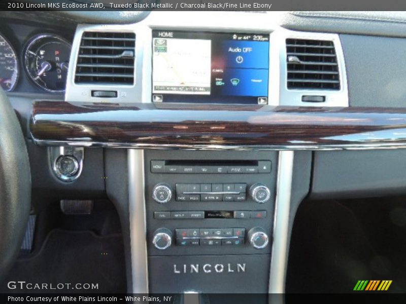 Tuxedo Black Metallic / Charcoal Black/Fine Line Ebony 2010 Lincoln MKS EcoBoost AWD