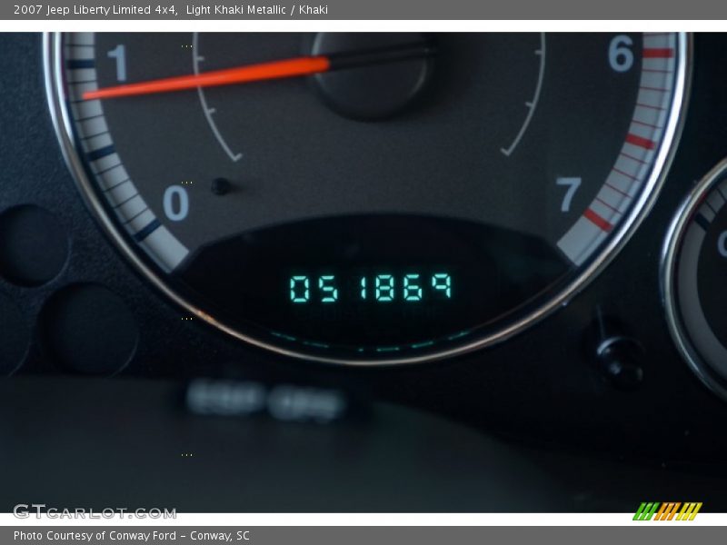 Light Khaki Metallic / Khaki 2007 Jeep Liberty Limited 4x4