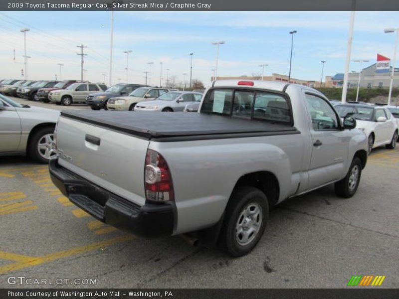 Silver Streak Mica / Graphite Gray 2009 Toyota Tacoma Regular Cab