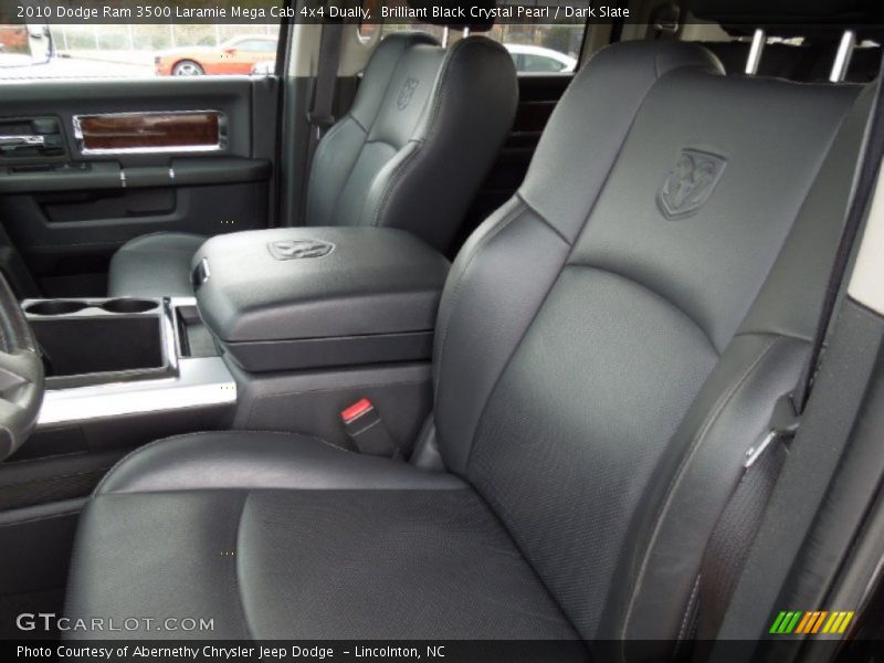 Brilliant Black Crystal Pearl / Dark Slate 2010 Dodge Ram 3500 Laramie Mega Cab 4x4 Dually