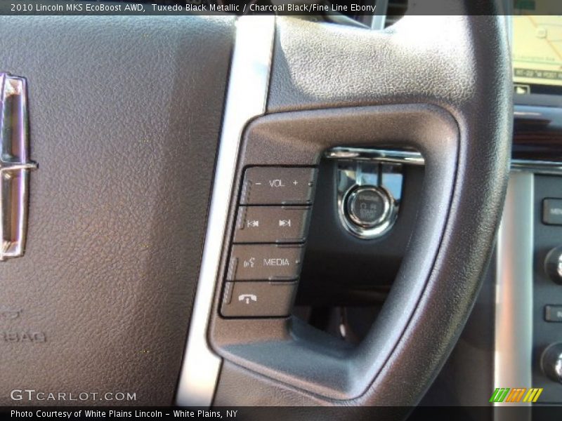 Tuxedo Black Metallic / Charcoal Black/Fine Line Ebony 2010 Lincoln MKS EcoBoost AWD