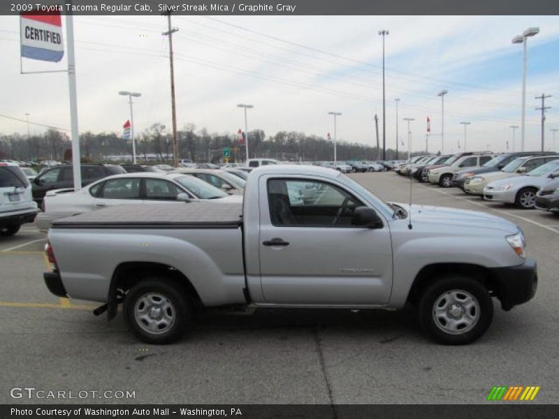 Silver Streak Mica / Graphite Gray 2009 Toyota Tacoma Regular Cab