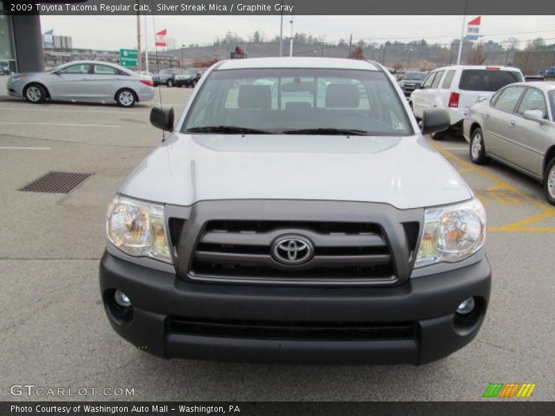 Silver Streak Mica / Graphite Gray 2009 Toyota Tacoma Regular Cab