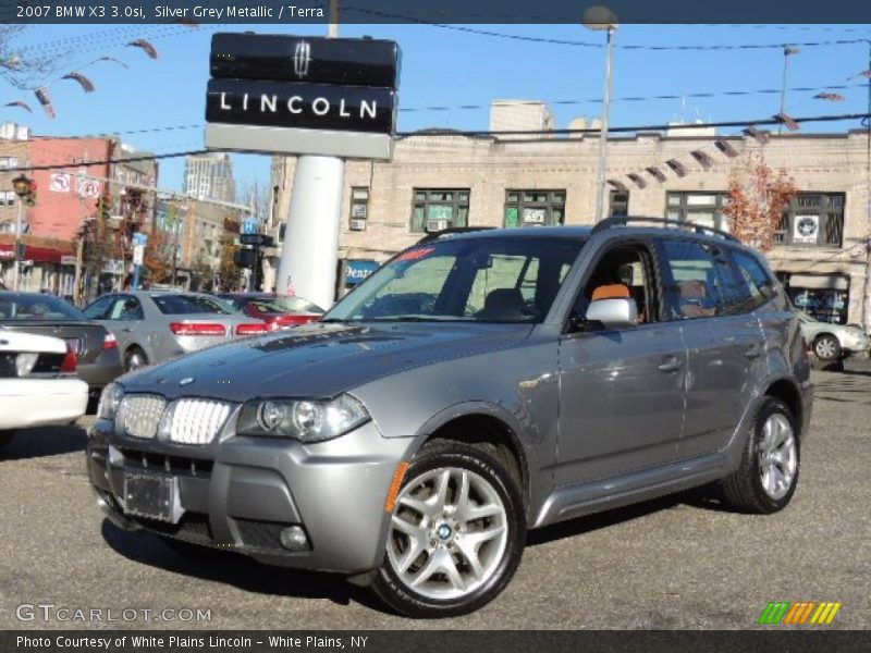 Silver Grey Metallic / Terra 2007 BMW X3 3.0si