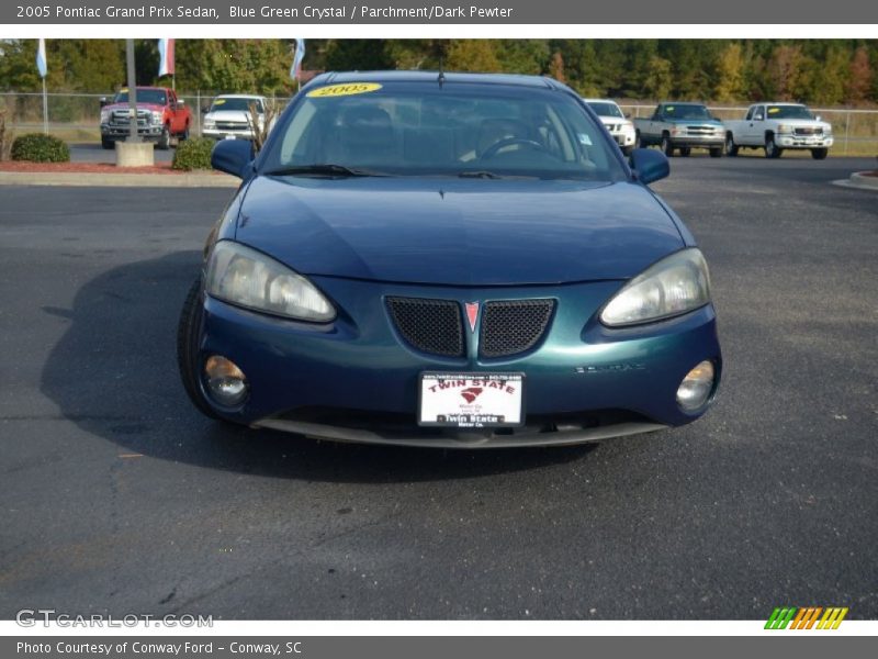 Blue Green Crystal / Parchment/Dark Pewter 2005 Pontiac Grand Prix Sedan