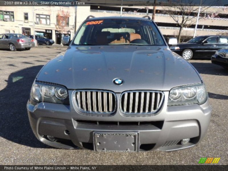 Silver Grey Metallic / Terra 2007 BMW X3 3.0si