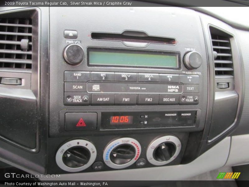Silver Streak Mica / Graphite Gray 2009 Toyota Tacoma Regular Cab