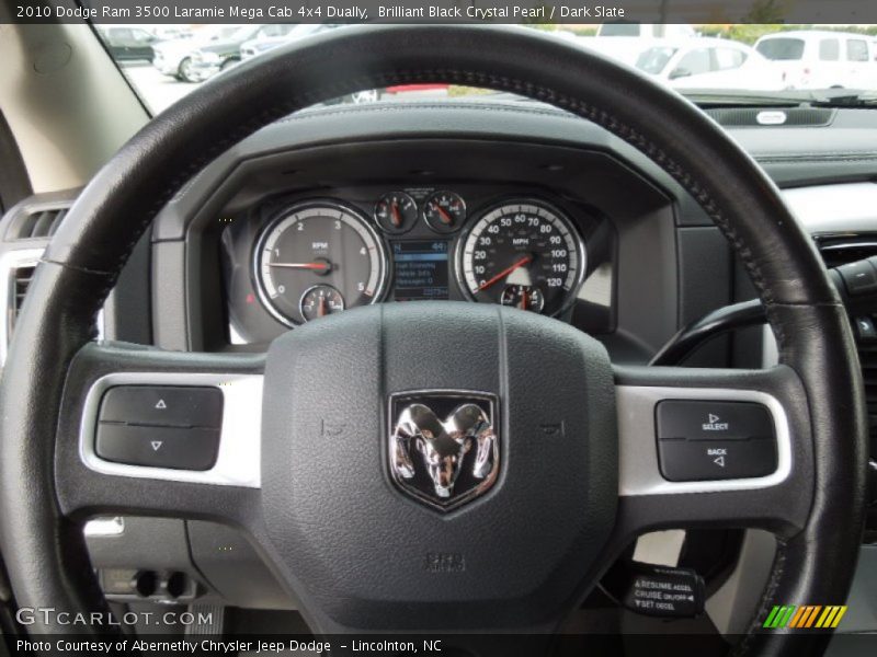  2010 Ram 3500 Laramie Mega Cab 4x4 Dually Steering Wheel