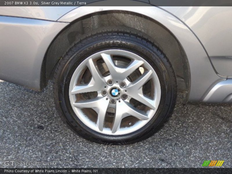 Silver Grey Metallic / Terra 2007 BMW X3 3.0si