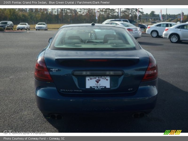 Blue Green Crystal / Parchment/Dark Pewter 2005 Pontiac Grand Prix Sedan