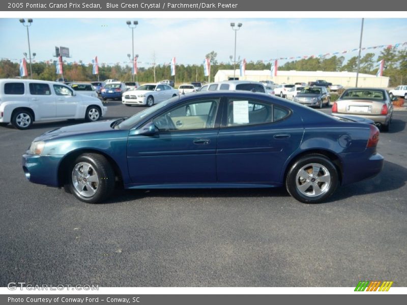 Blue Green Crystal / Parchment/Dark Pewter 2005 Pontiac Grand Prix Sedan
