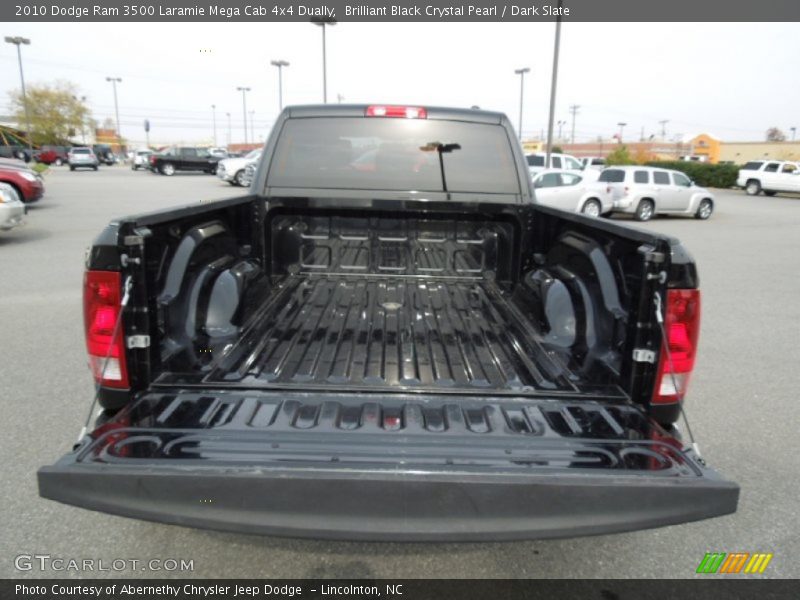Brilliant Black Crystal Pearl / Dark Slate 2010 Dodge Ram 3500 Laramie Mega Cab 4x4 Dually