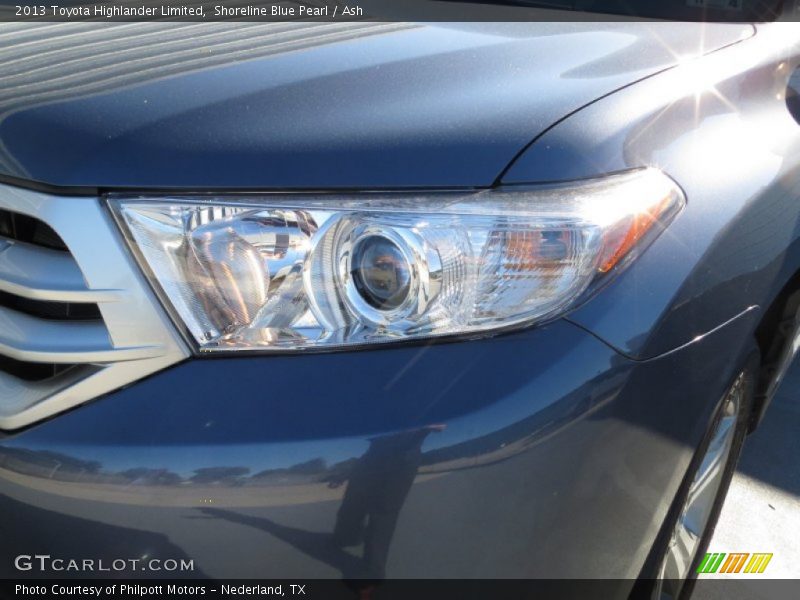 Shoreline Blue Pearl / Ash 2013 Toyota Highlander Limited