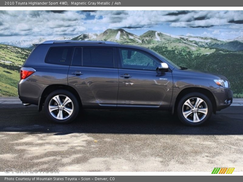 Magnetic Gray Metallic / Ash 2010 Toyota Highlander Sport 4WD