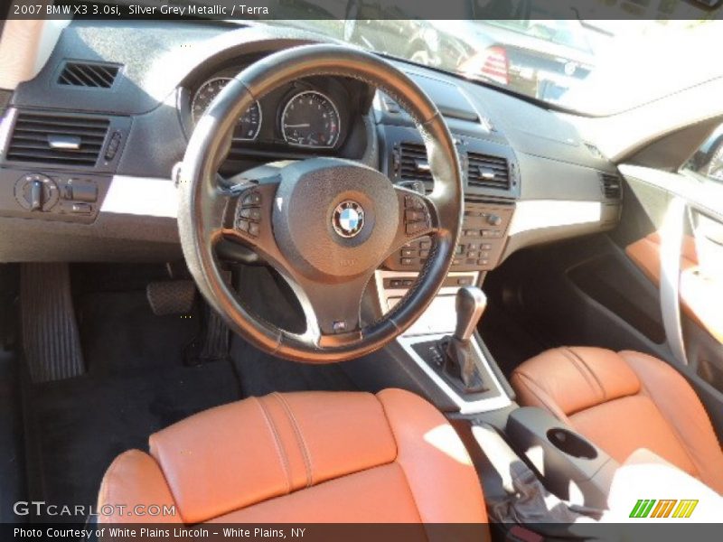 Silver Grey Metallic / Terra 2007 BMW X3 3.0si