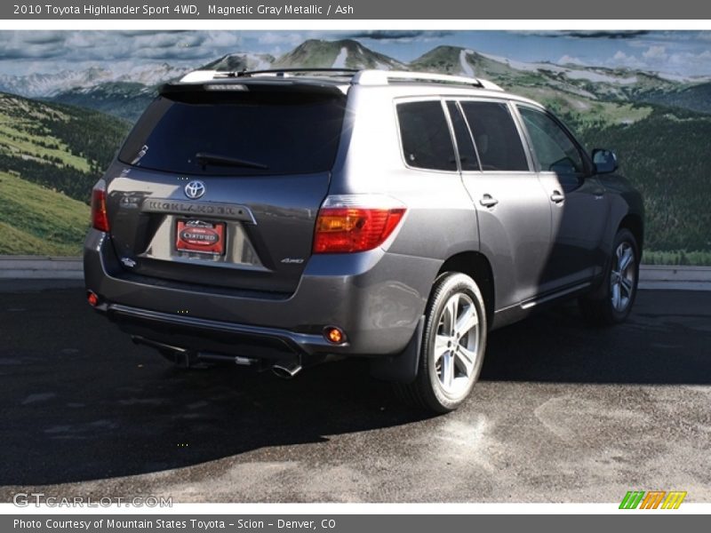 Magnetic Gray Metallic / Ash 2010 Toyota Highlander Sport 4WD