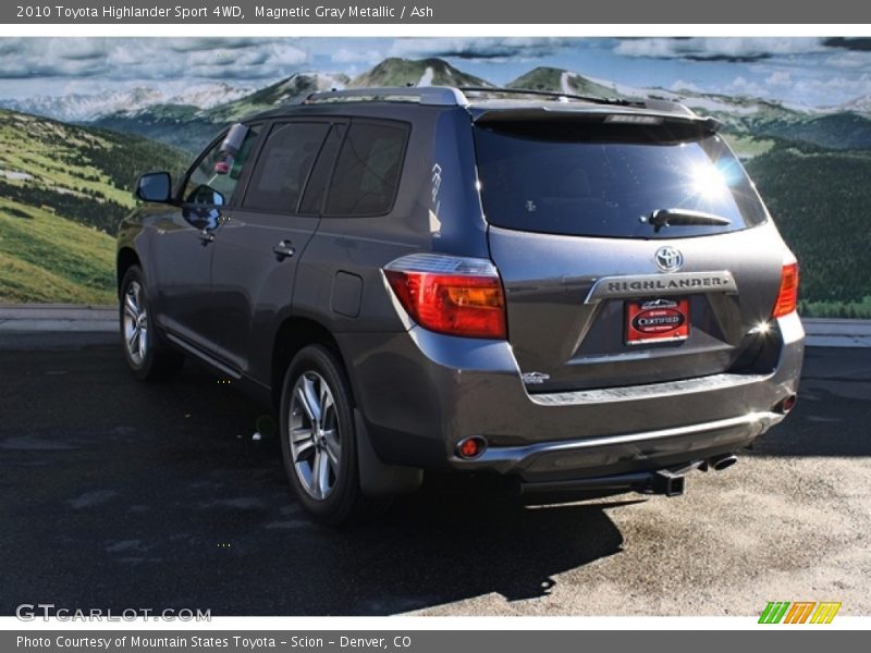 Magnetic Gray Metallic / Ash 2010 Toyota Highlander Sport 4WD