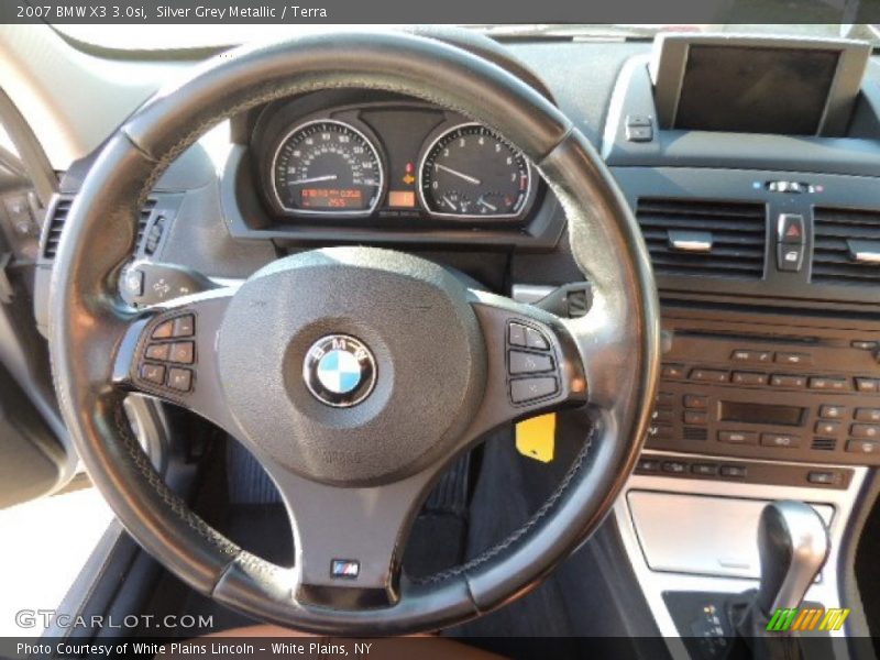 Silver Grey Metallic / Terra 2007 BMW X3 3.0si