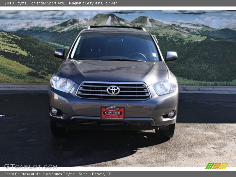 Magnetic Gray Metallic / Ash 2010 Toyota Highlander Sport 4WD