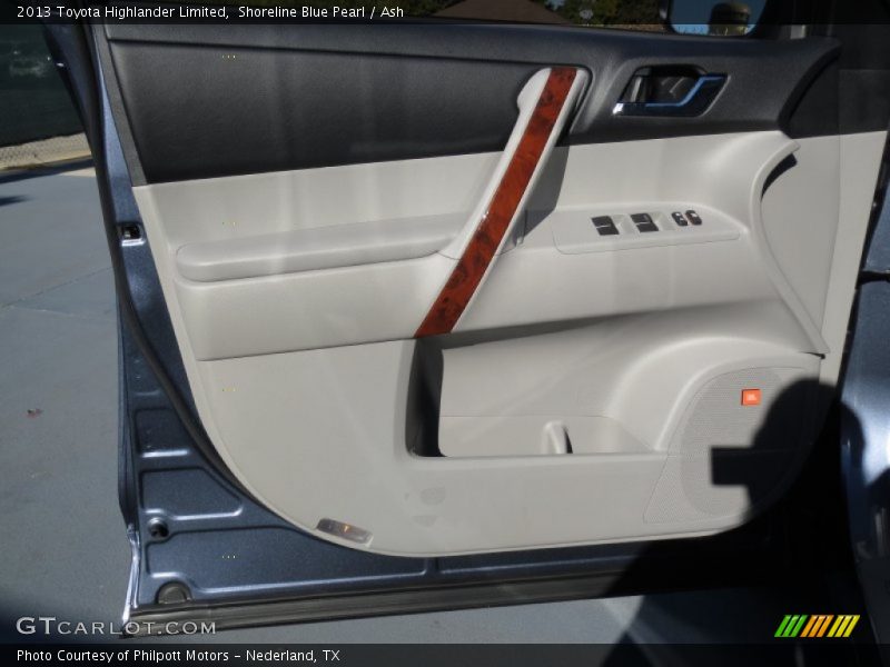 Shoreline Blue Pearl / Ash 2013 Toyota Highlander Limited