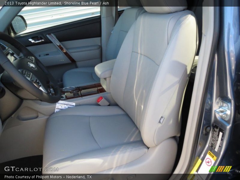 Shoreline Blue Pearl / Ash 2013 Toyota Highlander Limited