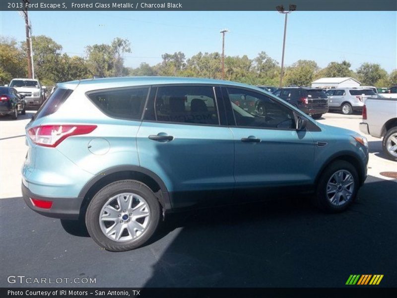 Frosted Glass Metallic / Charcoal Black 2013 Ford Escape S