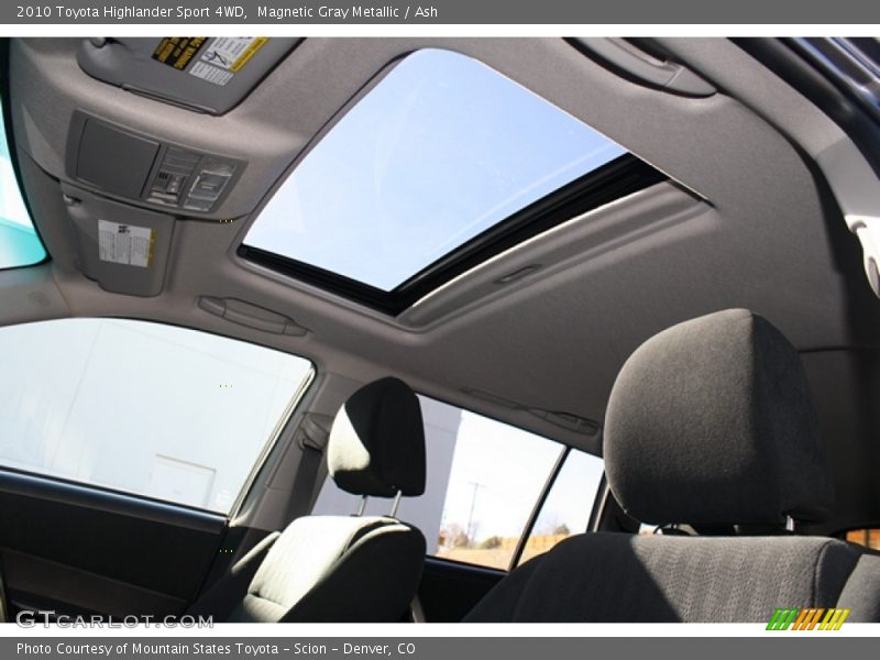 Magnetic Gray Metallic / Ash 2010 Toyota Highlander Sport 4WD