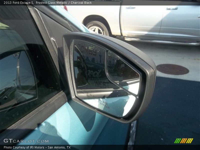 Frosted Glass Metallic / Charcoal Black 2013 Ford Escape S