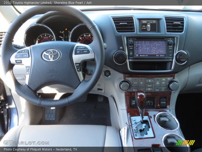 Shoreline Blue Pearl / Ash 2013 Toyota Highlander Limited