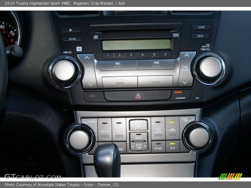 Magnetic Gray Metallic / Ash 2010 Toyota Highlander Sport 4WD