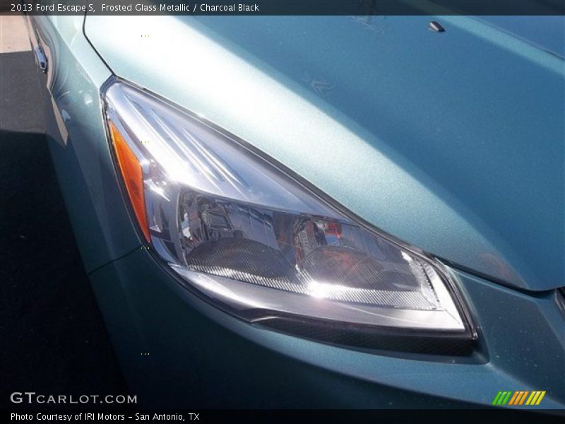 Frosted Glass Metallic / Charcoal Black 2013 Ford Escape S