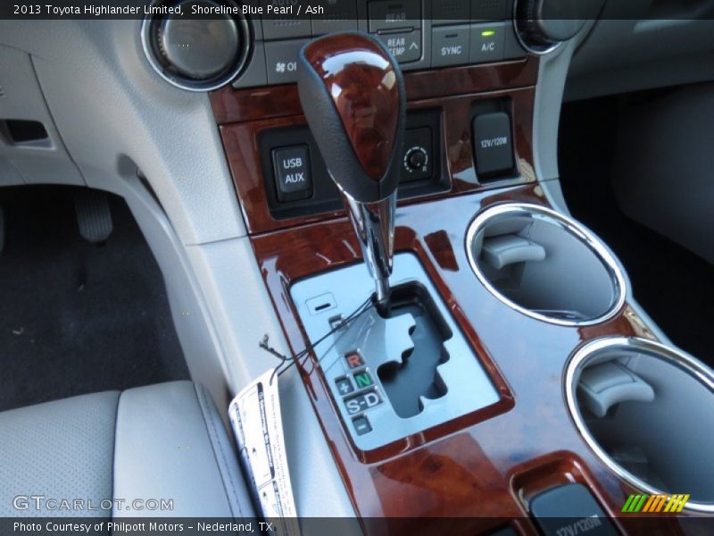 Shoreline Blue Pearl / Ash 2013 Toyota Highlander Limited