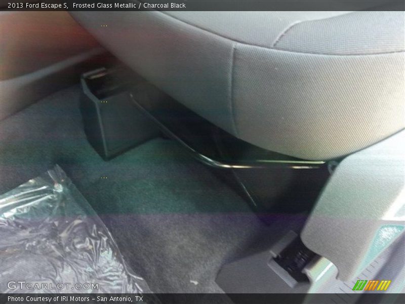 Frosted Glass Metallic / Charcoal Black 2013 Ford Escape S