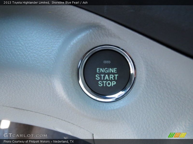 Shoreline Blue Pearl / Ash 2013 Toyota Highlander Limited