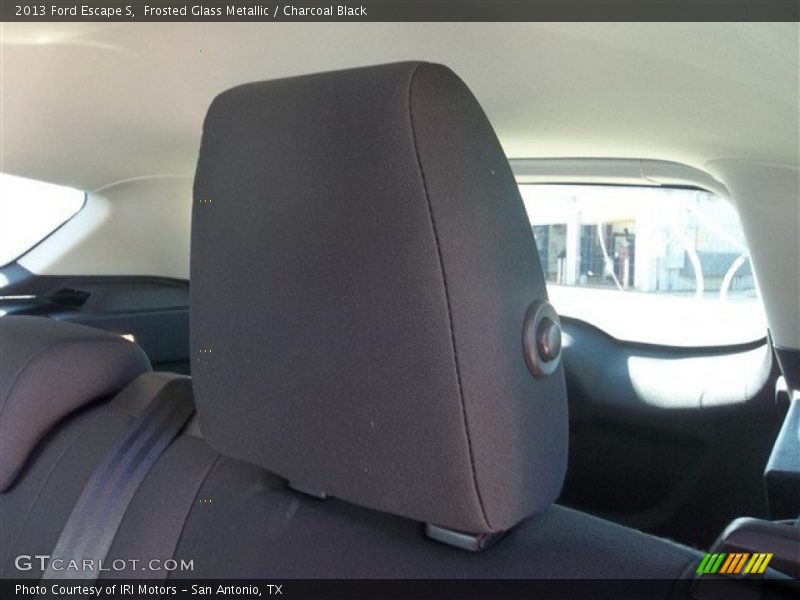Frosted Glass Metallic / Charcoal Black 2013 Ford Escape S