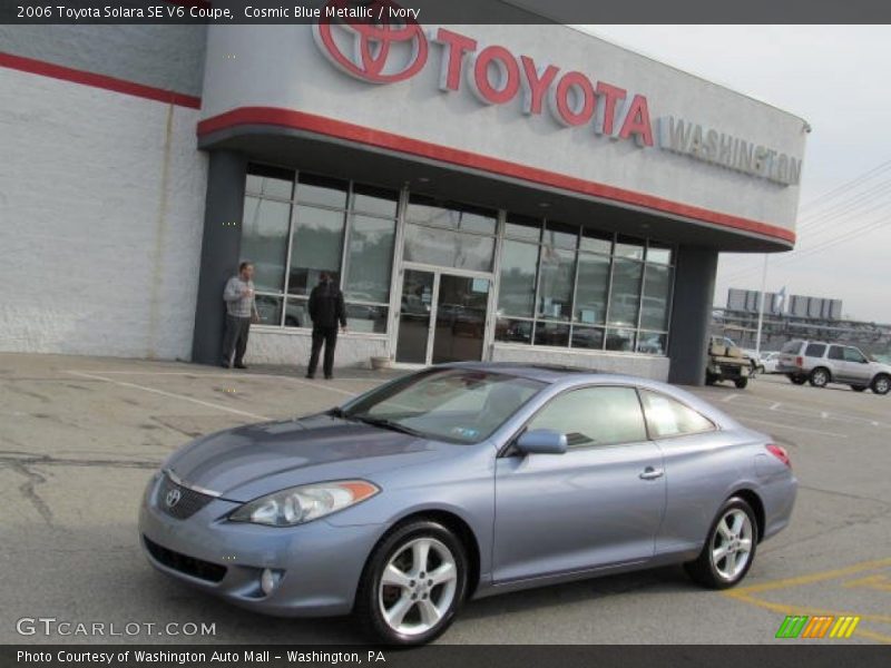 Cosmic Blue Metallic / Ivory 2006 Toyota Solara SE V6 Coupe