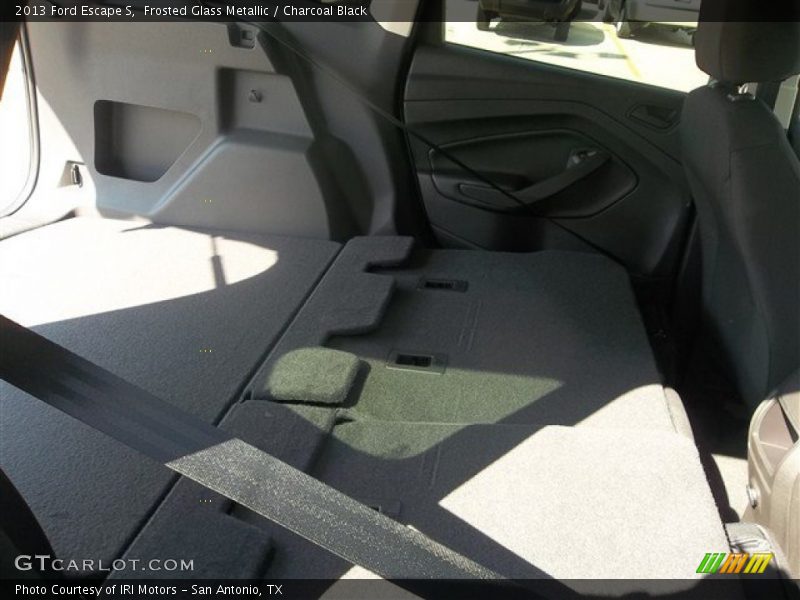 Frosted Glass Metallic / Charcoal Black 2013 Ford Escape S