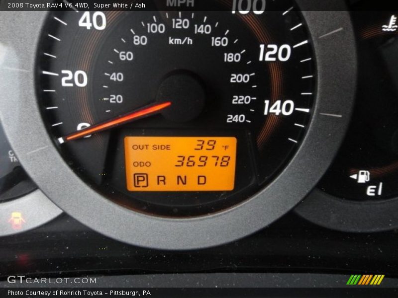 Super White / Ash 2008 Toyota RAV4 V6 4WD