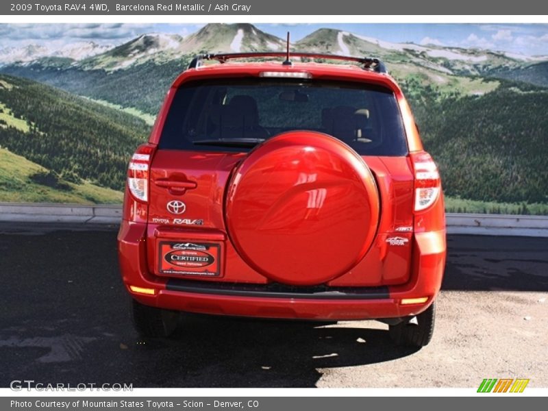 Barcelona Red Metallic / Ash Gray 2009 Toyota RAV4 4WD