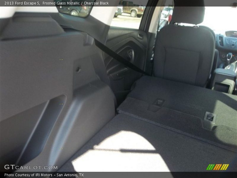 Frosted Glass Metallic / Charcoal Black 2013 Ford Escape S