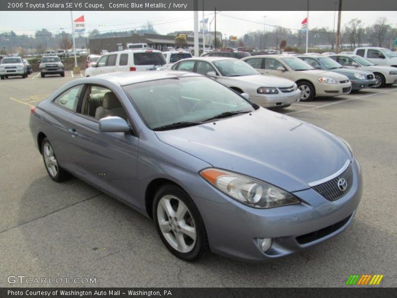 Cosmic Blue Metallic / Ivory 2006 Toyota Solara SE V6 Coupe
