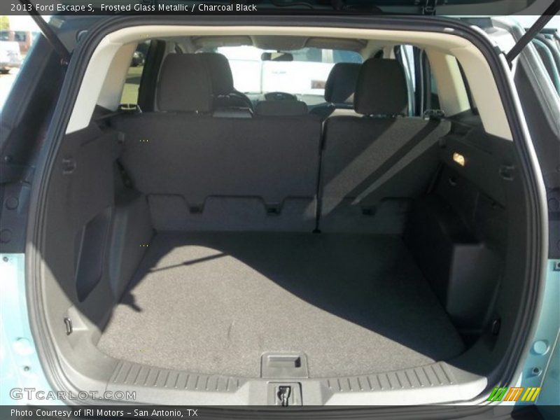 Frosted Glass Metallic / Charcoal Black 2013 Ford Escape S