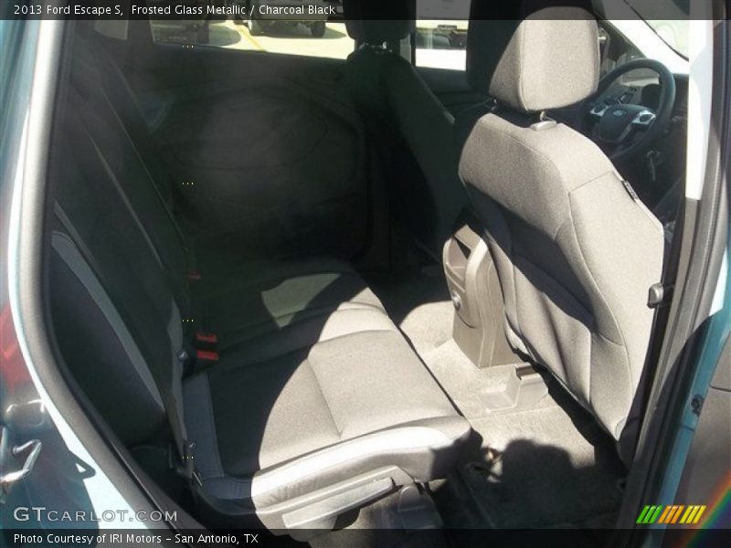 Frosted Glass Metallic / Charcoal Black 2013 Ford Escape S