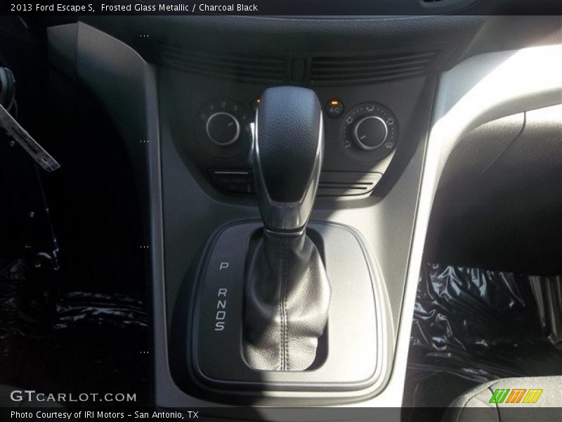 Frosted Glass Metallic / Charcoal Black 2013 Ford Escape S