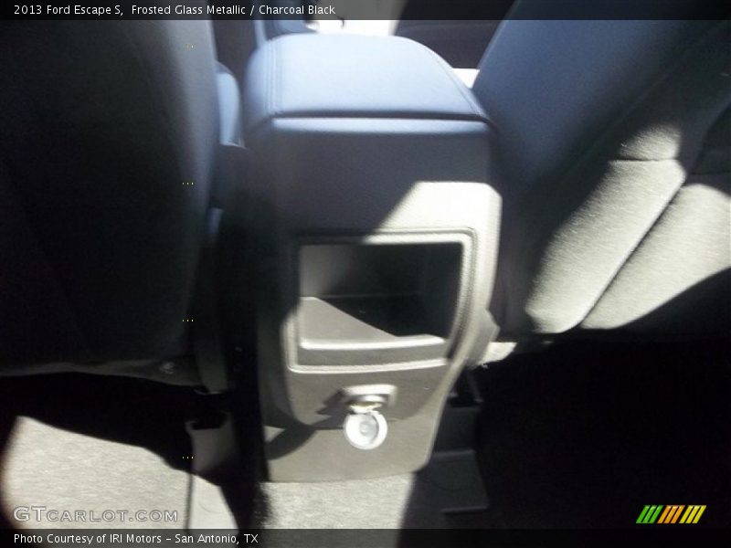 Frosted Glass Metallic / Charcoal Black 2013 Ford Escape S