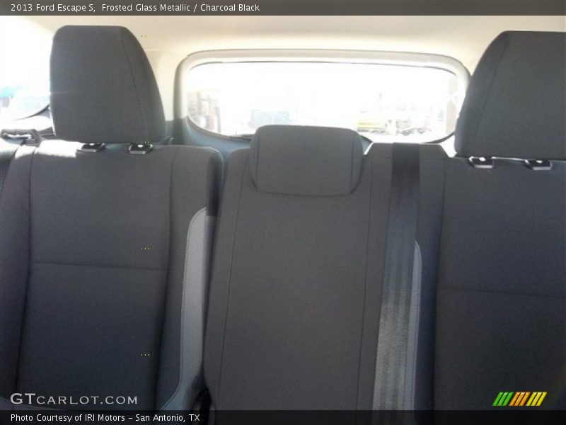 Frosted Glass Metallic / Charcoal Black 2013 Ford Escape S